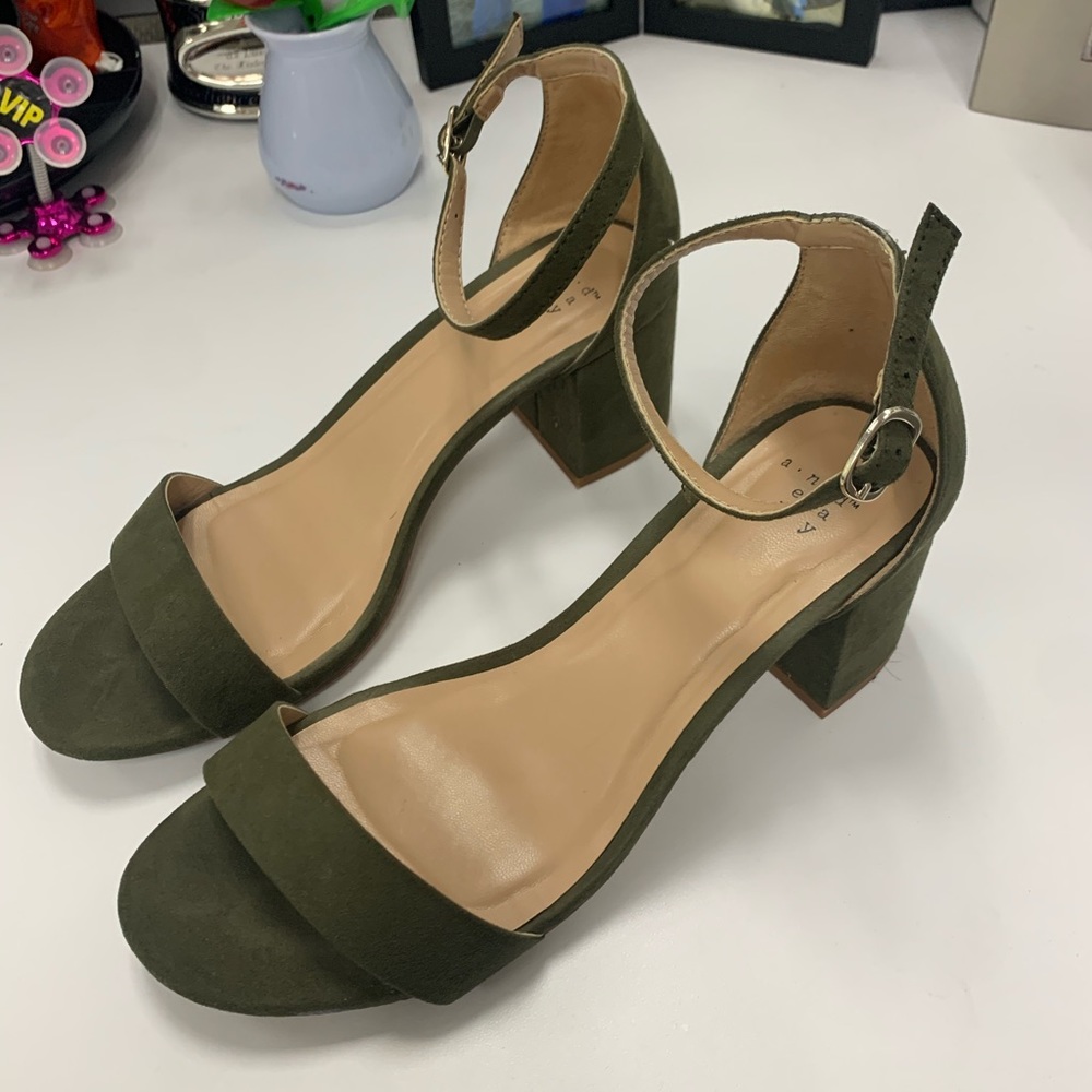A New Day Olive Sandals